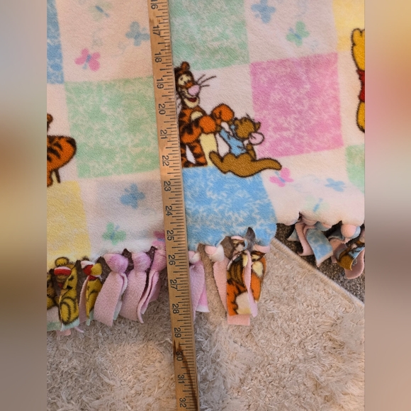 Handmade Winnie The Pooh Baby Blanket - Picture 3 of 5